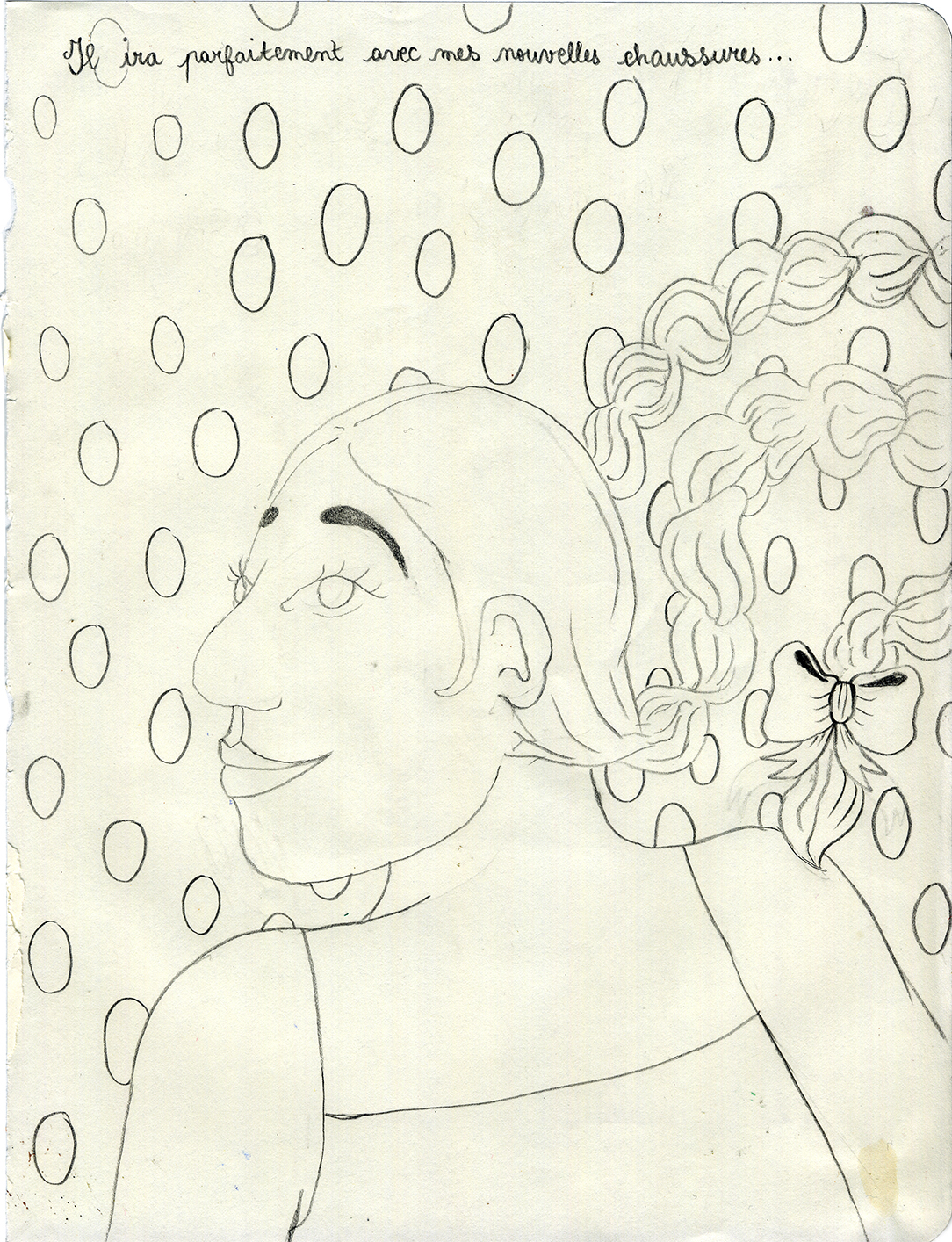 Anna Sougy _ drawings_ dessin_ crayon de papier_ mai 2024 _ diary _ journal